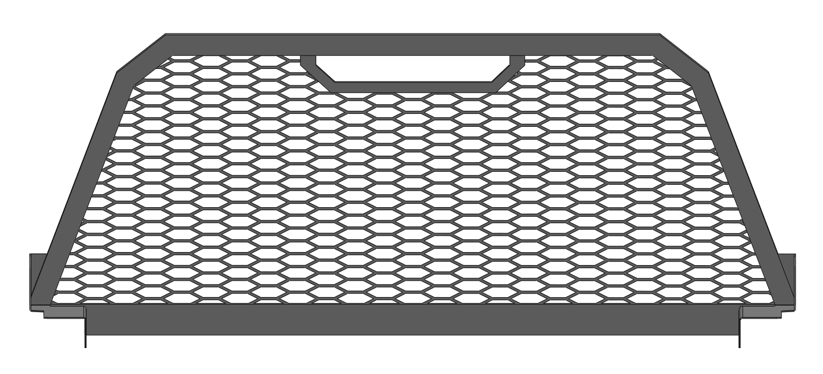 Mesh Rack 776 Single Frame Mesh Rack Design – Fly Fab