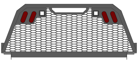 Single Frame Mesh Rack Design
