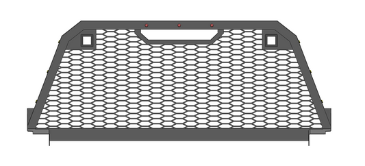 Single Frame Mesh Rack Design
