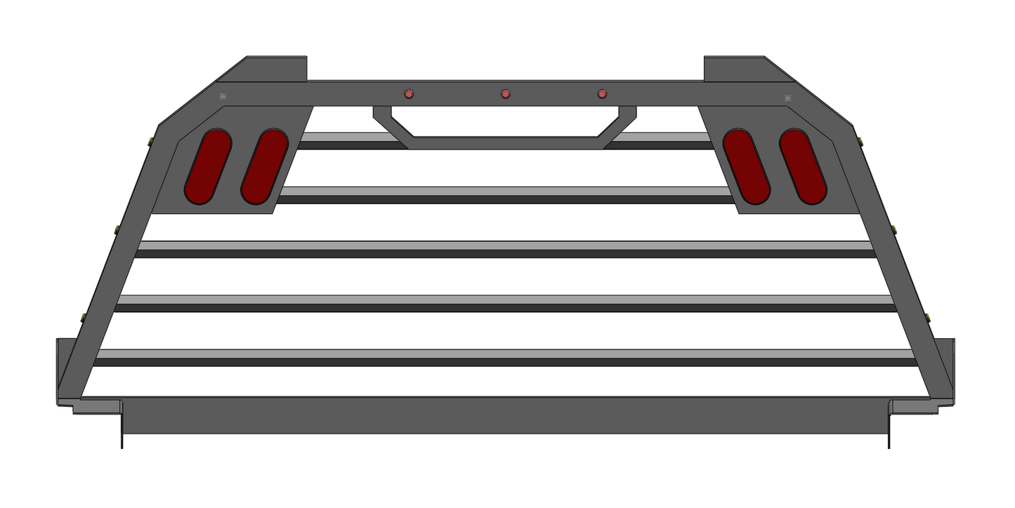 Single Frame Louver Rack Design