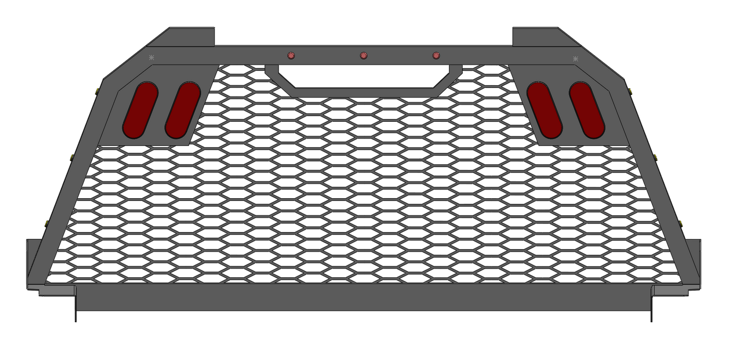 Single Frame Mesh Rack Design
