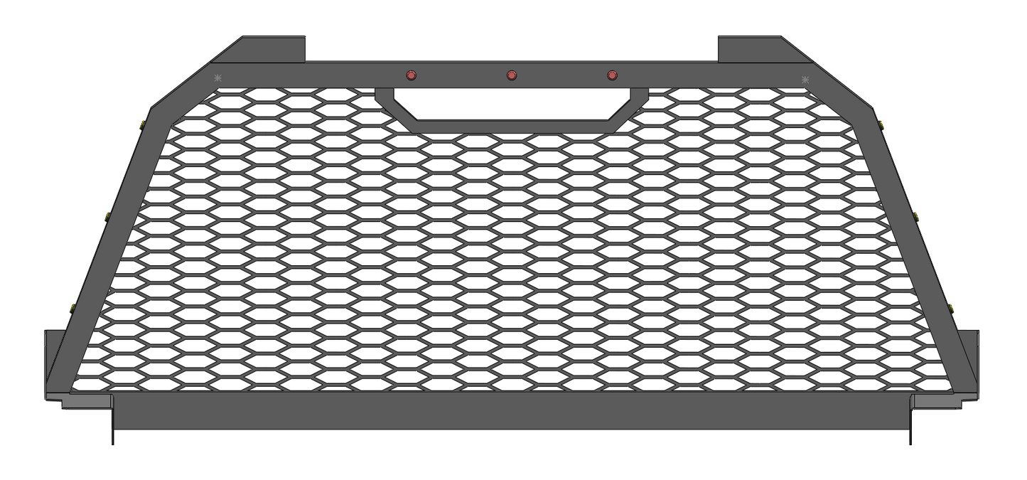 Single Frame Mesh Rack Design