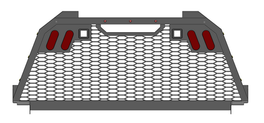 Single Frame Mesh Rack Design