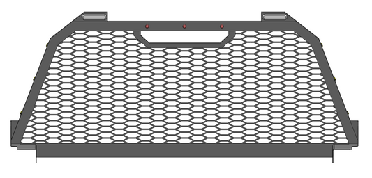 Single Frame Mesh Rack Design