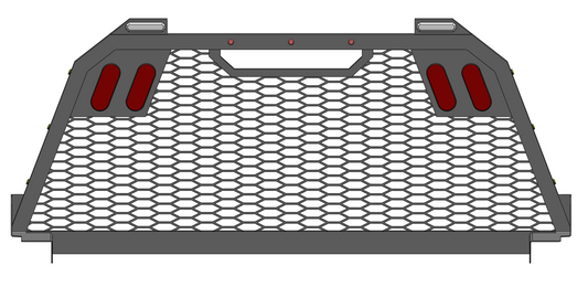 Single Frame Mesh Rack Design
