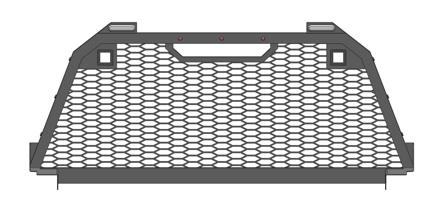 Single Frame Mesh Rack Design