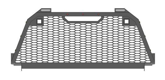Single Frame Mesh Rack Design