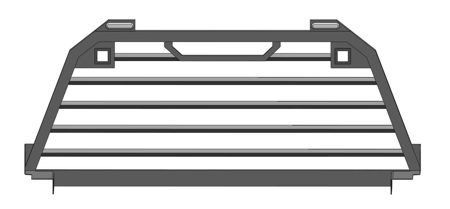 Single Frame Louver Rack Design