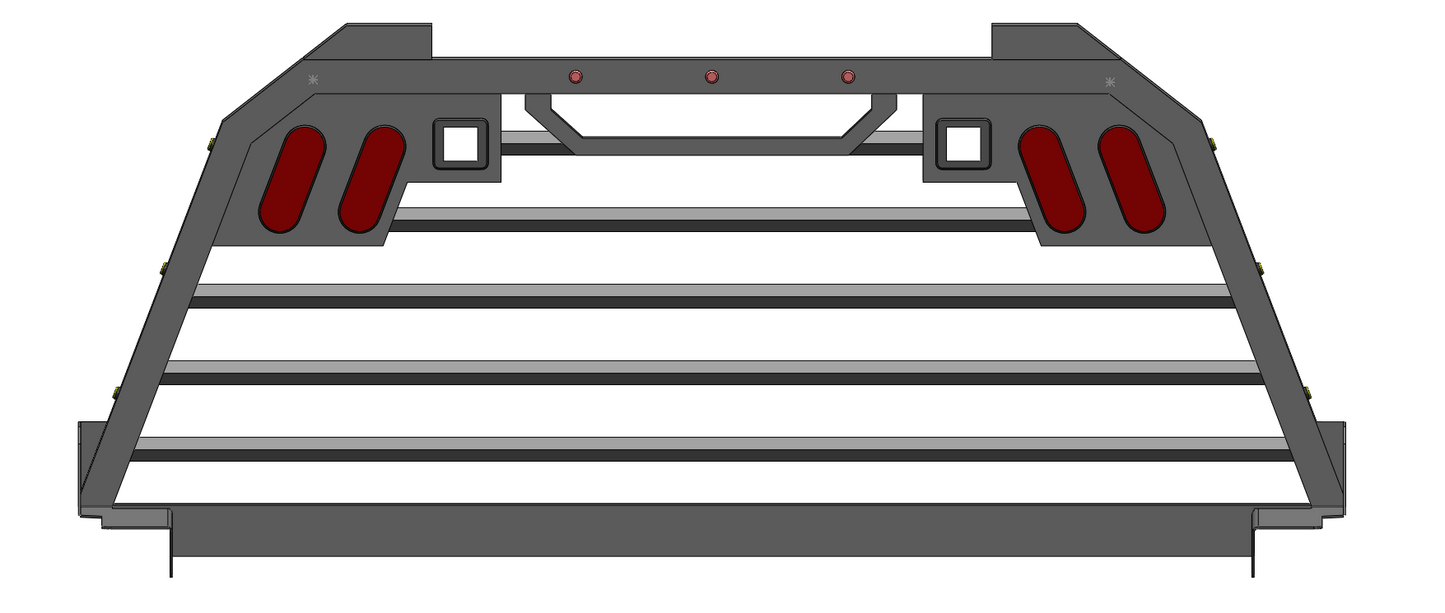 Single Frame Louver Rack Design