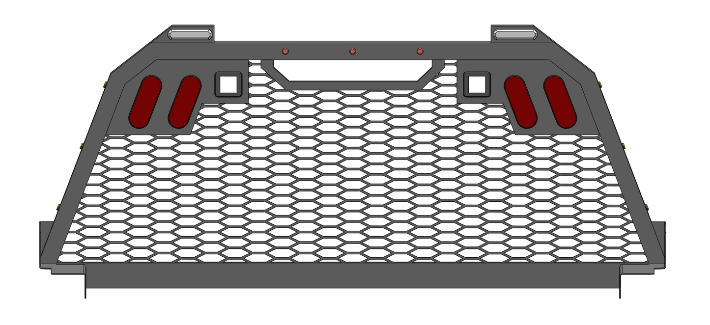 Single Frame Mesh Rack Design