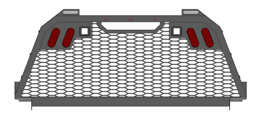 Single Frame Mesh Rack Design