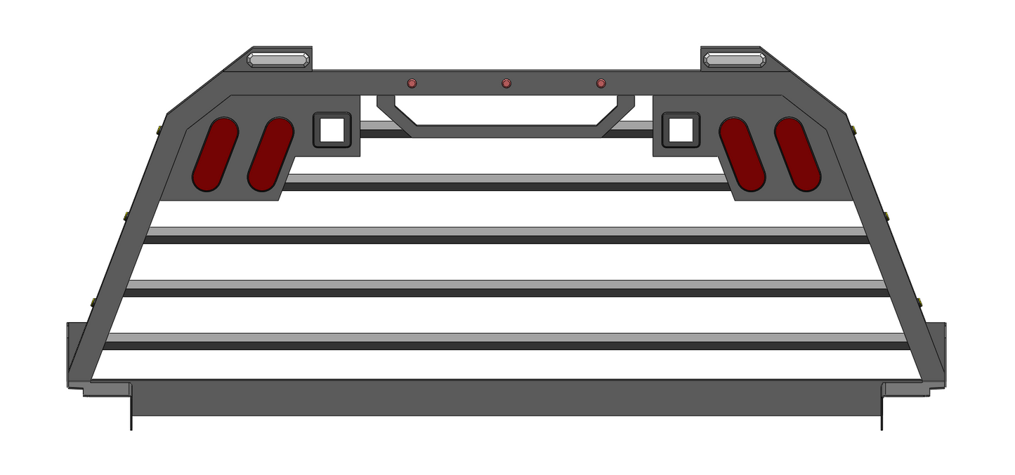 Single Frame Louver Rack Design