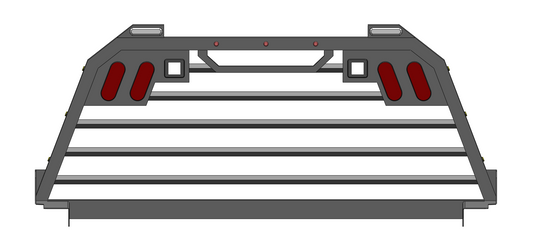 Single Frame Louver Rack Design