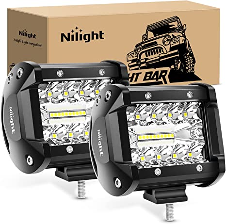 Nilight Spot & Flood Combo Pod Lights
